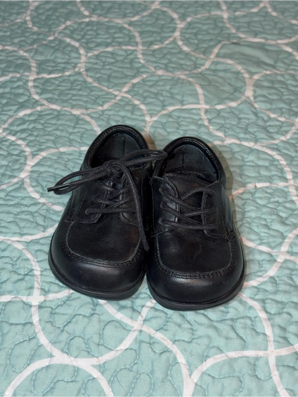 Kenneth Cole Little Boys Black Lace-Up Dress Shoes